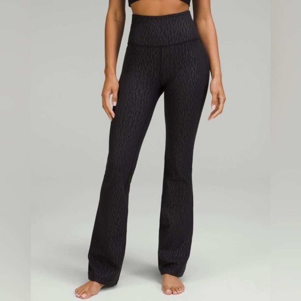 lululemon athletica Black Patterned Leggings